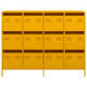 Aparador acero laminado en frío amarillo mostaza 135x39x103.5cm 5