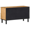 Mueble de TV madera maciza de mango marrón 80x33x46 cm 5