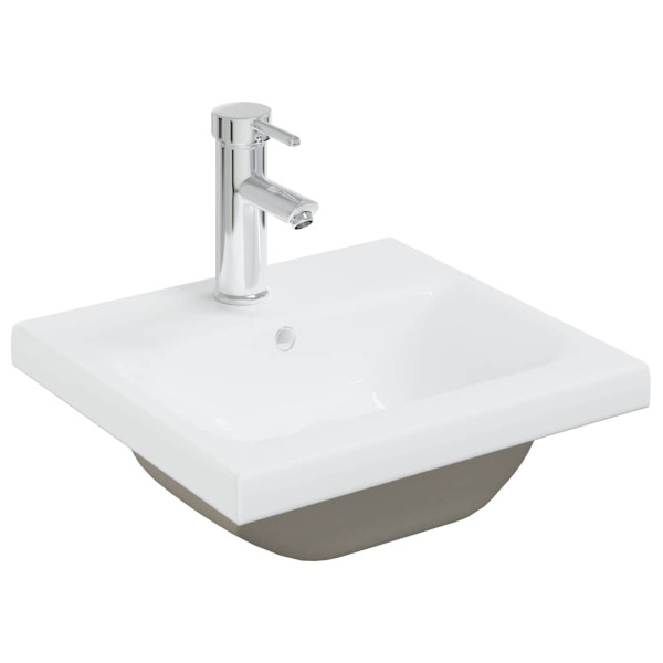 Juego de muebles de baño 4 pzas contrachapada roble Sonoma M 4