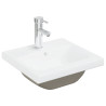 Mueble para lavabo con lavabo integrado y grifo roble artesanal 4