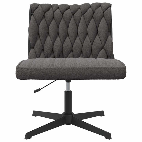 Silla de oficina giratoria tela gris oscuro M 4
