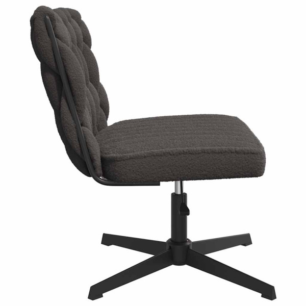 Silla de oficina giratoria tela gris oscuro M 5