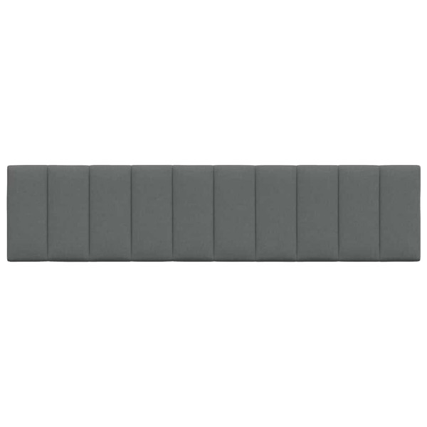 Almofadão de cabeceira 200 cm tecido cinzento-escuro M 4