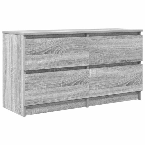 Mueble de TV madera contrachapada gris Sonoma 100x35x54 cm M 2