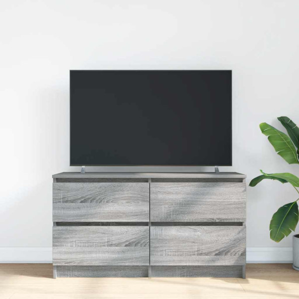 Móvel de TV 100x35x54 cm derivados de madeira cinzento sonoma M 3