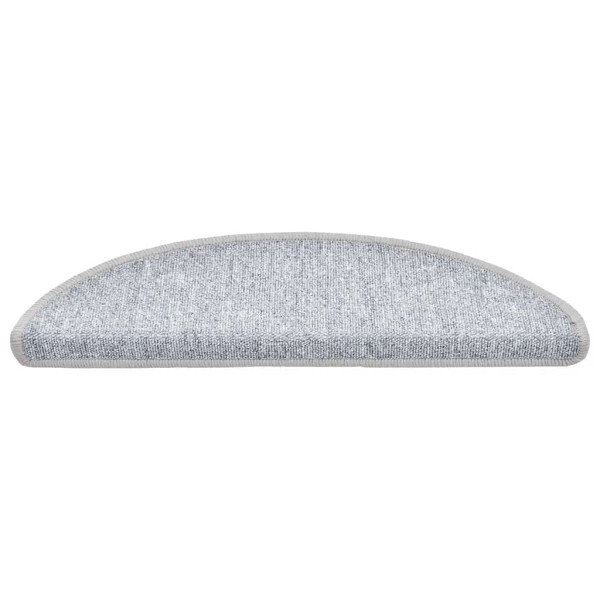 Tapete de escada 20 luz cinza pcs 56x17x3 cm M 3