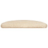 Alfombrilla escalera 20 uds crema 65x21x4 cm 3