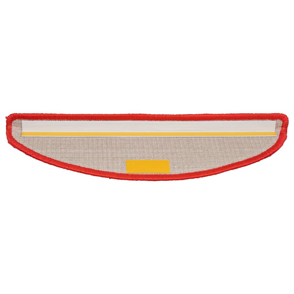 Tapetes de escada 20 pcs 56x17x3 cm vermelho M 4