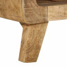 Mueble de TV madera maciza de mango rugosa 105x46x32 cm 5