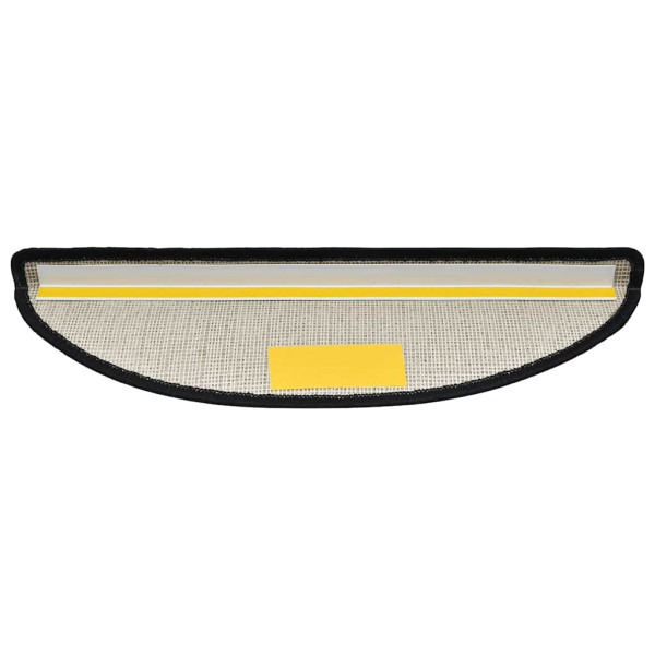 Alfombrilla escalera 20 uds antracita 56x17x3 cm M 4