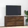 Mueble para TV madera contrachapada marrón roble 100x35x54 cm 1