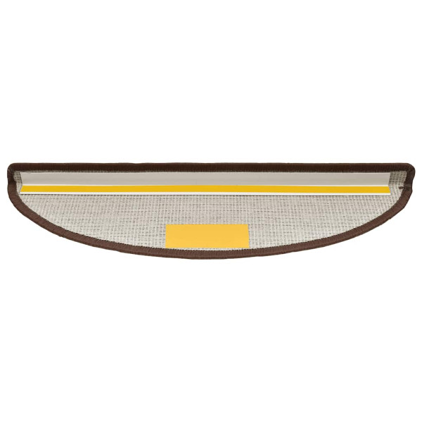 Tapetes de escada 20 pcs 56x17x3 cm castanho café M 4