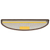 Tapetes de escada 20 pcs 56x17x3 cm castanho café 4