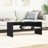 Mueble para TV madera contrachapada roble negro100x40x40 cm 3