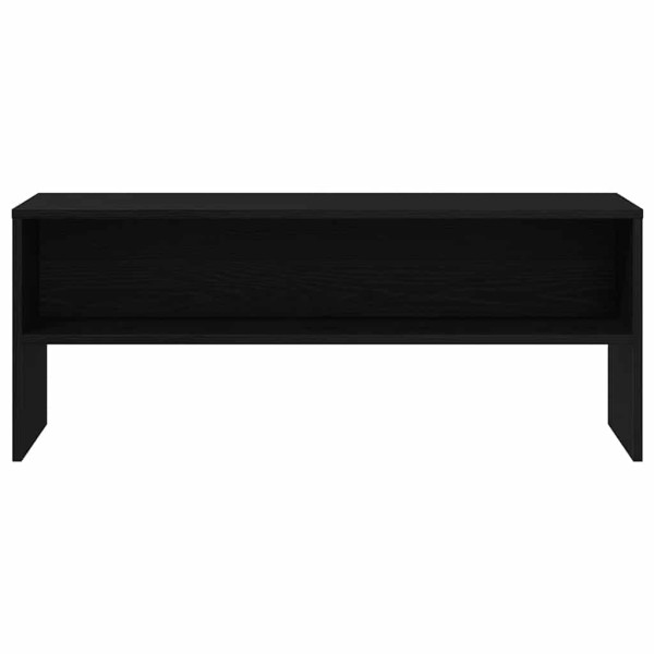 Mueble para TV madera contrachapada roble negro100x40x40 cm M 5
