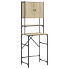 idaXL Armário máquina lavar roupa 68x48.5x194 cm carvalho sonoma 2