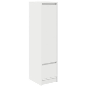 Aparador alto blanco 29.5x34x119.5 cm madera de ingeniería H
