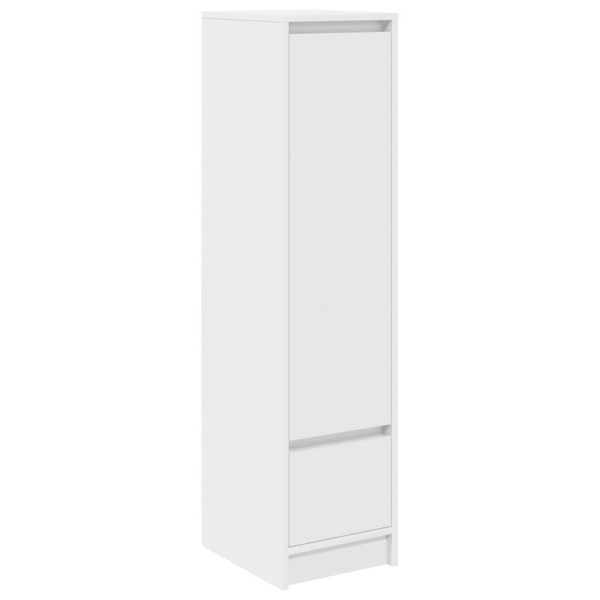 Aparador alto blanco 29.5x34x119.5 cm madera de ingeniería M 2