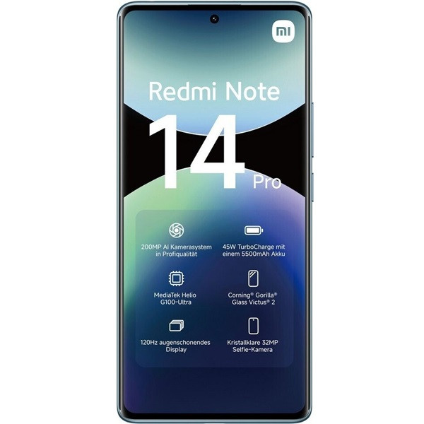 Xiaomi Redmi Note 14 Pro dual sim 8GB RAM 256GB azul M 3