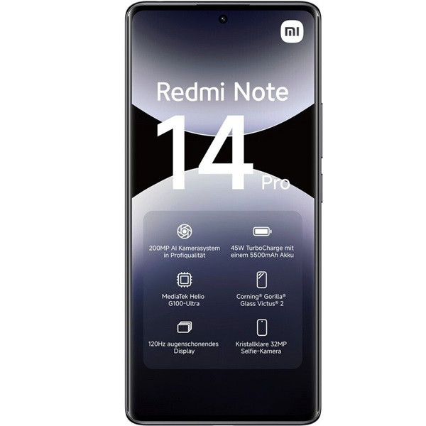 Xiaomi Redmi Note 14 Pro dual sim 8GB RAM 256GB negro M 3