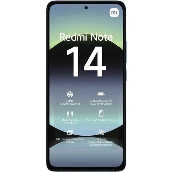 Xiaomi Redmi Note 14 dual sim 8GB RAM 256GB azul M 3