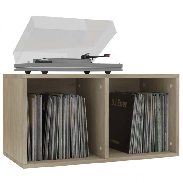 Caja para discos de vinilo madera contrachapada 71x34x36 cm M 3