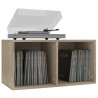 Caja para discos de vinilo madera contrachapada 71x34x36 cm 3