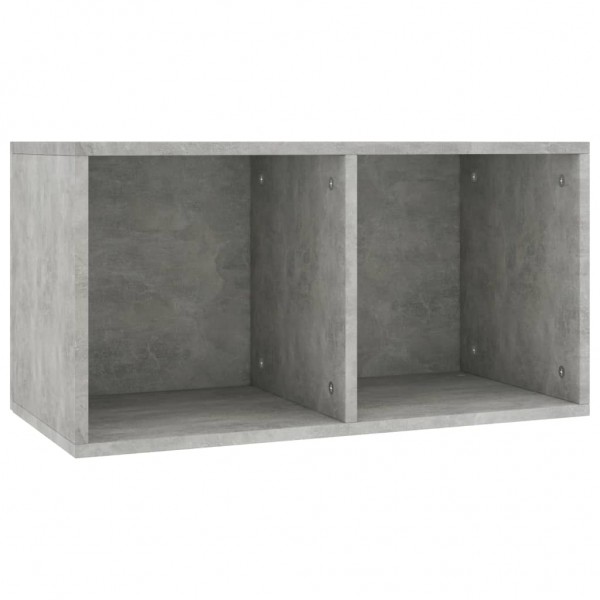 Caja para discos de vinilo madera contrachapada gris 71x34x36cm M 2