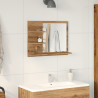 Espejo mueble de cuarto de baño roble artisan 60x10.5x45 cm 3