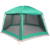 Carpa para piscina con desmontables y paredes verde 512x458 cm 3