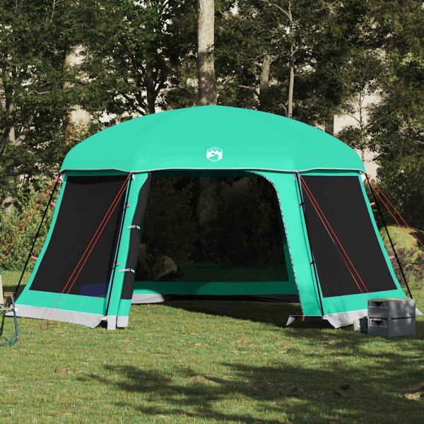 Carpa para piscina con desmontables y paredes verde 512x458 cm M 4