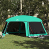 Carpa para piscina con desmontables y paredes azul 670x590 cm 1