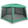 Carpa para piscina con desmontables y paredes azul 670x590 cm 3
