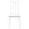 Sillas de comedor 2 unidades madera maciza de caucho blanco 5