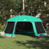 Carpa para piscina con desmontables y paredes verde 618x532 cm 4