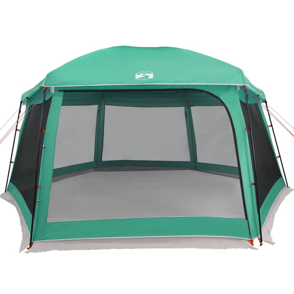 Carpa para piscina con desmontables y paredes verde 618x532 cm M 5