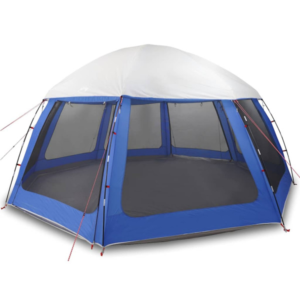 Carpa para piscina con desmontables y paredes azul 510x510 cm M 2