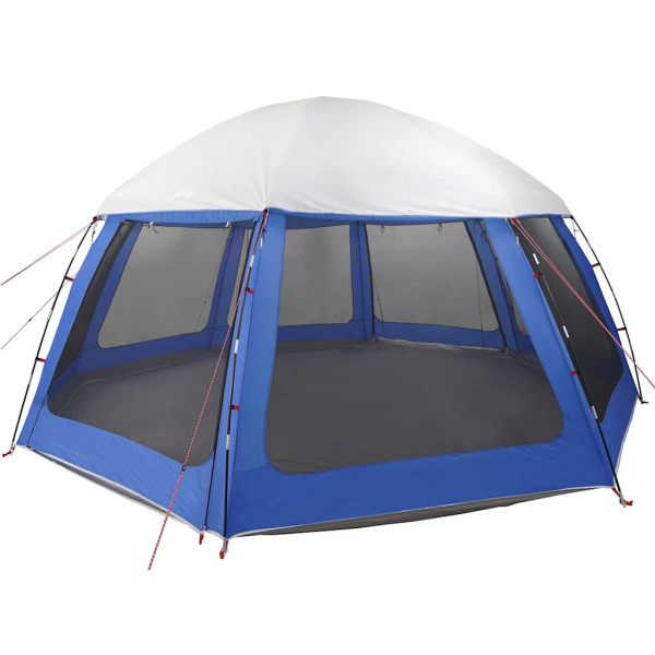Carpa para piscina con desmontables y paredes azul 510x510 cm M 3