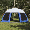 Carpa para piscina con desmontables y paredes azul 510x510 cm 4