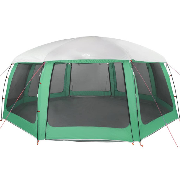 Carpa para piscina con desmontables y paredes azul 690x690 cm M 5
