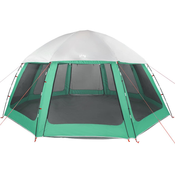 Carpa para piscina con desmontables y paredes azul 510x510 cm M 5