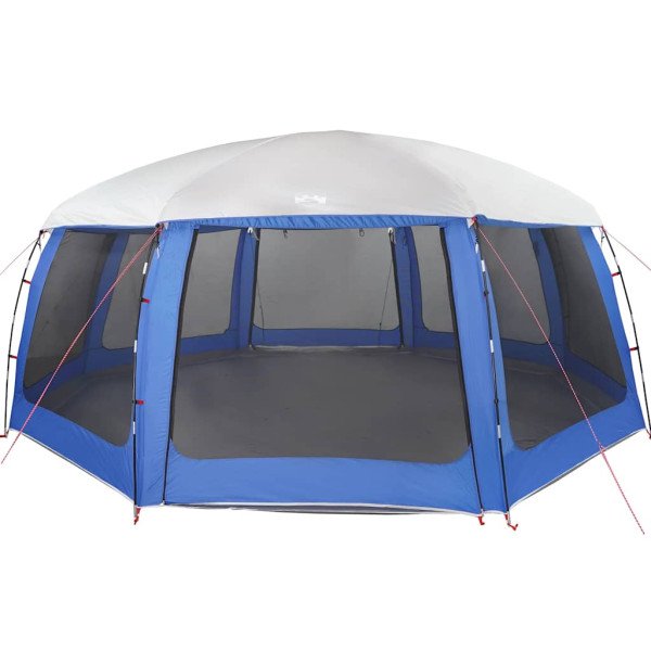 Carpa para piscina con desmontables y paredes azul 690x690 cm M 5