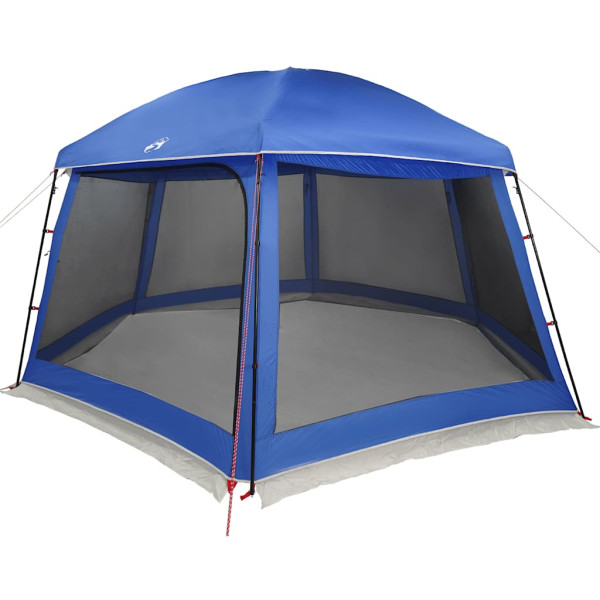 Carpa para piscina con desmontables y paredes azul 512x458 cm M 3