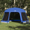 Carpa para piscina con desmontables y paredes azul 512x458 cm 4