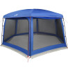 Carpa para piscina con desmontables y paredes azul 618x532 cm 3