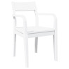 Sillas de comedor 2 unidades madera maciza de caucho blanco 4