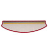 Alfombrilla escalera 30 uds rojo burdeos 65x24x4 cm 4
