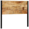 Cabecero 120 cm Madera Maciza Mango y Hierro 3