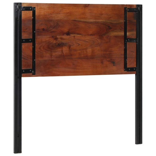 Cabecero 100 cm Madera Maciza Reciclada y Hierro M 5