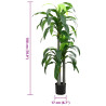 Árbol dracaena artificial 36 hojas 180 cm verde 5